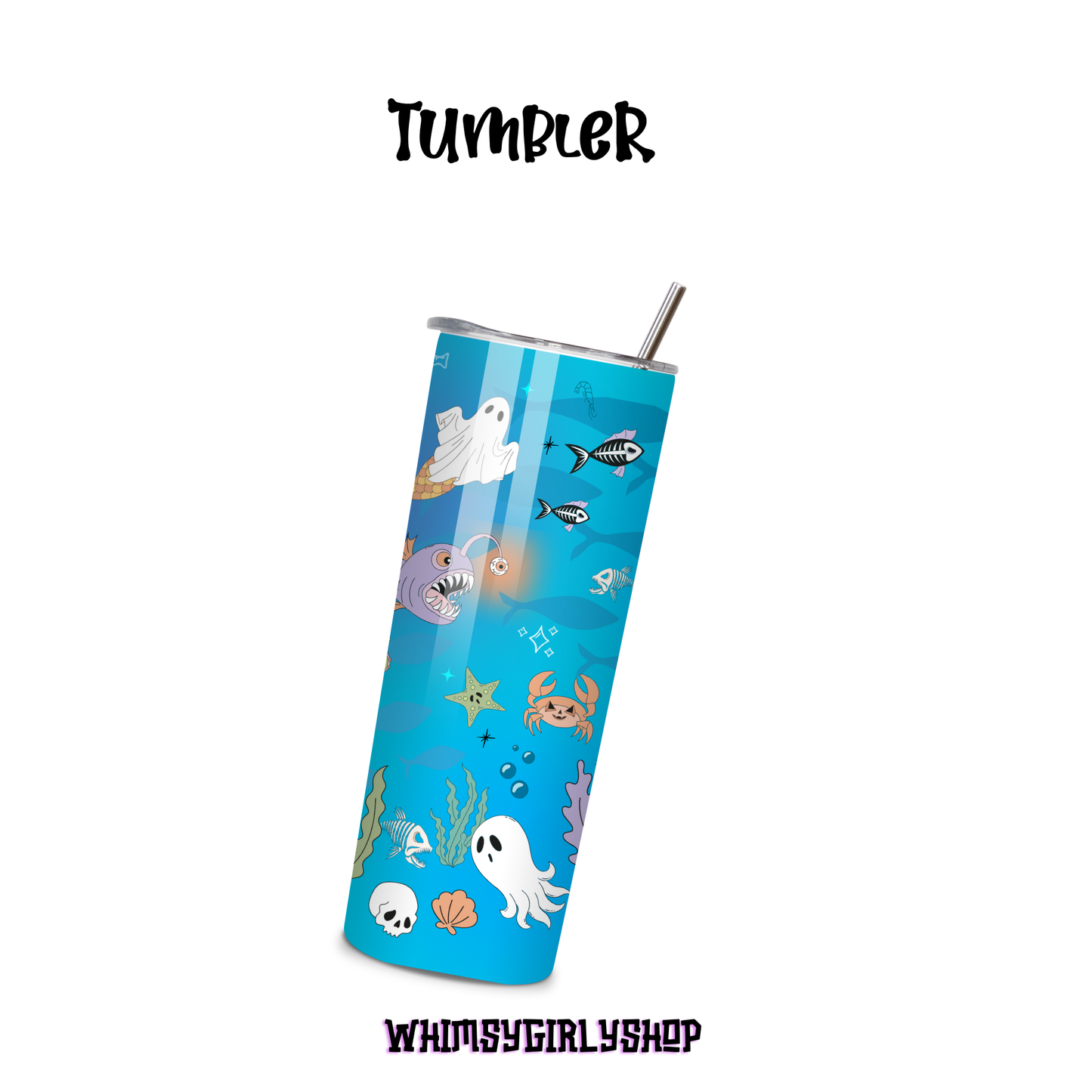 Ghouls Just Wanna Have Sun – Summerween Gift Box | Halloween Shirt, Tumbler, Earrings + Stickers