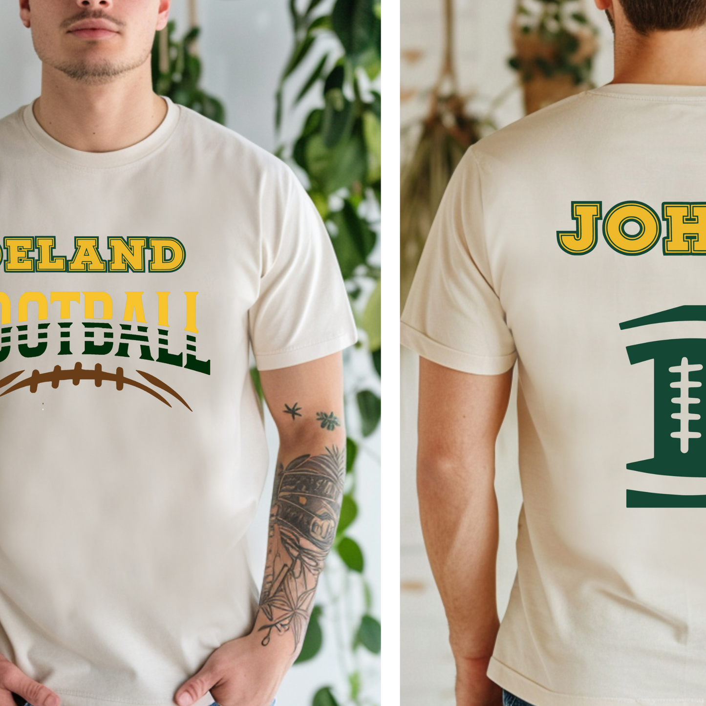 Personalized DeLand Football Unisex T-Shirt