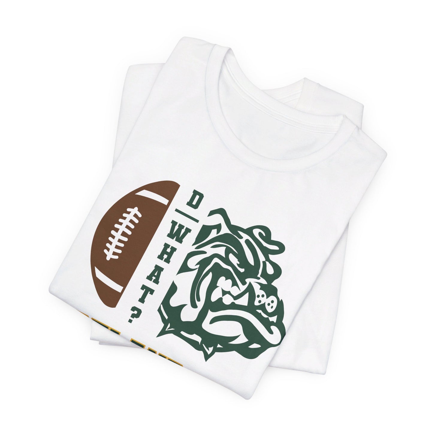 Unisex DeLand Bulldogs "D What?" Bella Canvas Football Shirt