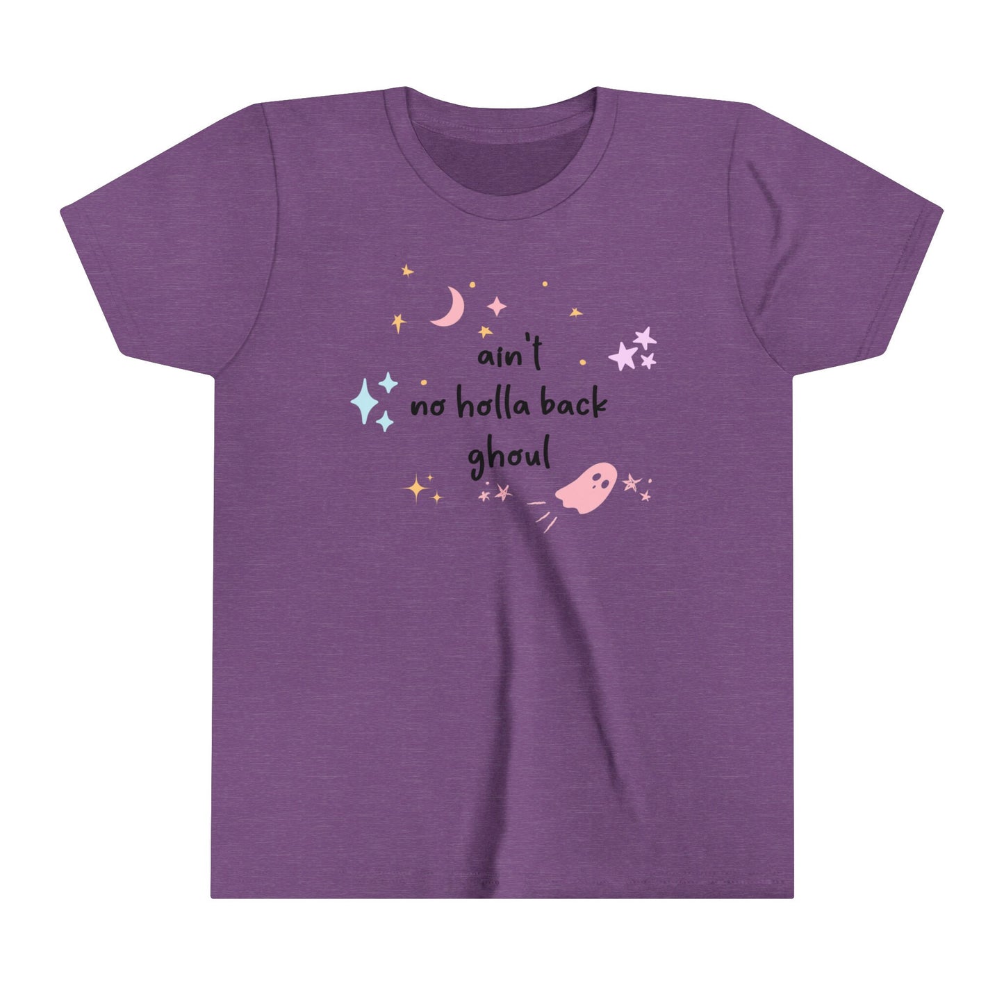 Kids Halloween Shirt - 'Ain't No Holla Back Ghoul' - Fun & Spooky Tee for Girls
