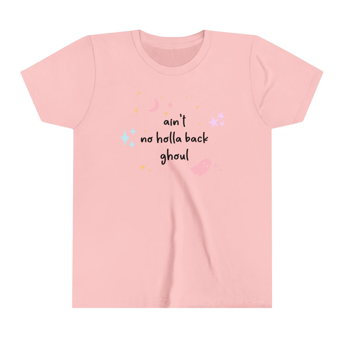 Kids Halloween Shirt - 'Ain't No Holla Back Ghoul' - Fun & Spooky Tee for Girls