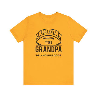 Personalized DeLand Bulldogs Football Grandpa Tee