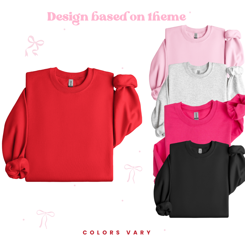 Valentine’s Mystery Bundle | Sweatshirt and T-Shirt Set | Gift for Her & Galentine’s