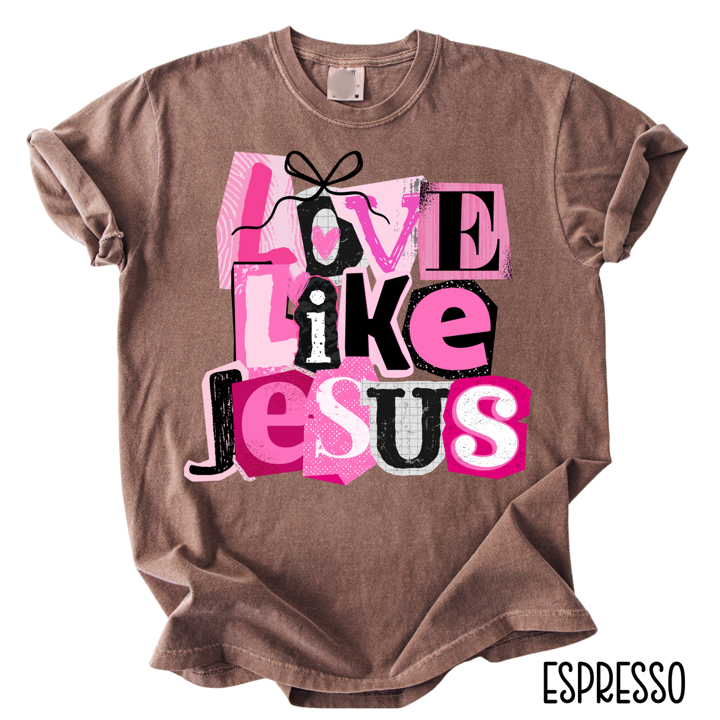 Love Like Jesus T-Shirt | Faith-Based Christian Graphic Tee | Comfort Colors Women’s T-Shirt