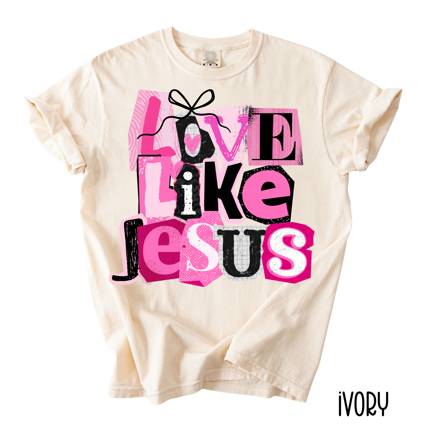 Love Like Jesus T-Shirt | Faith-Based Christian Graphic Tee | Comfort Colors Women’s T-Shirt
