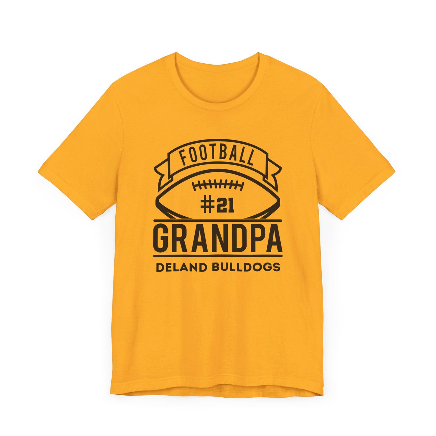 Personalized DeLand Bulldogs Football Grandpa Tee