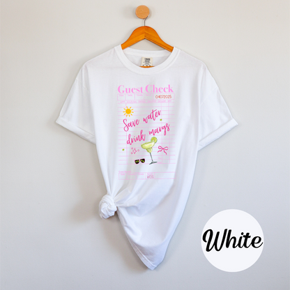 Save Water, Drink Margs – Guest Check Women’s Tee Soft T-Shirt