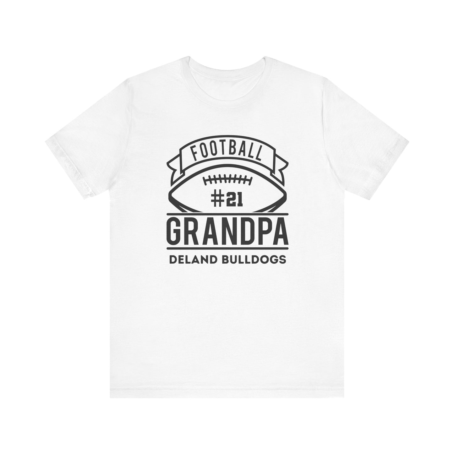 Personalized DeLand Bulldogs Football Grandpa Tee