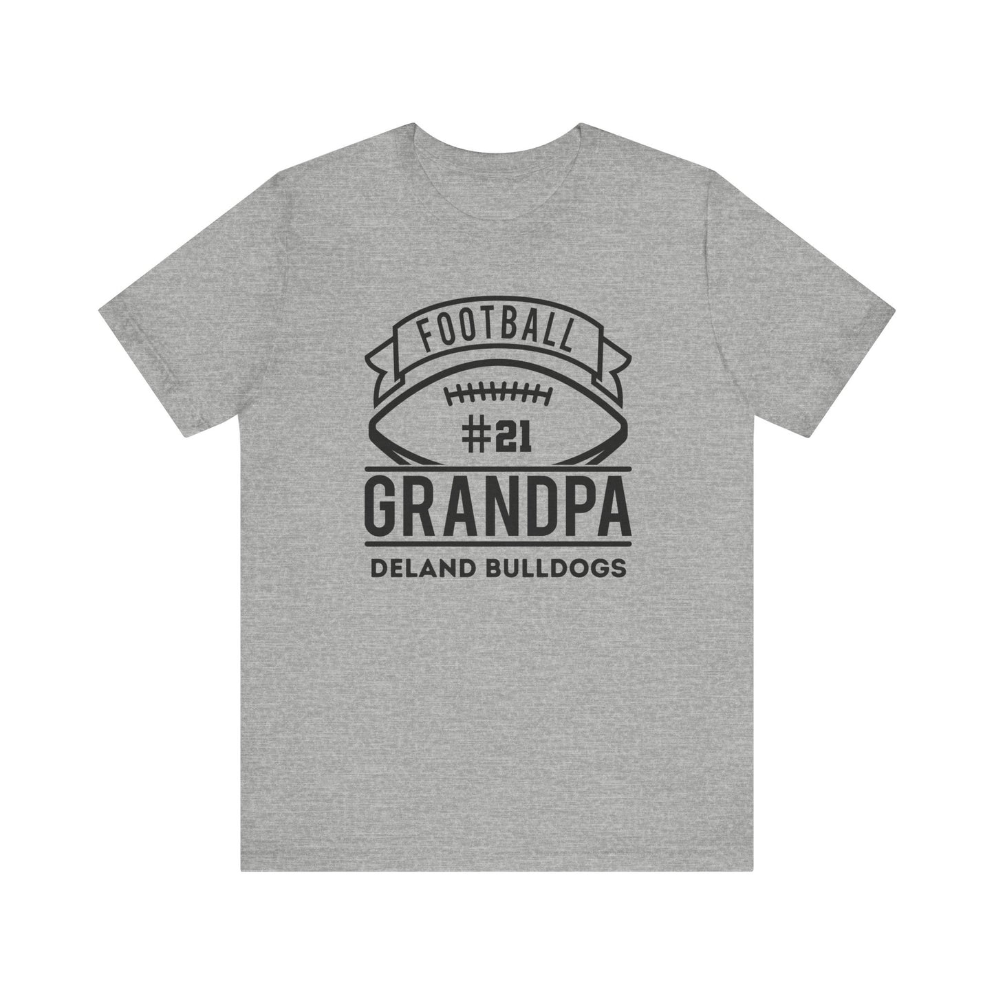 Personalized DeLand Bulldogs Football Grandpa Tee