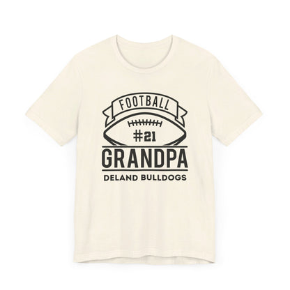 Personalized DeLand Bulldogs Football Grandpa Tee