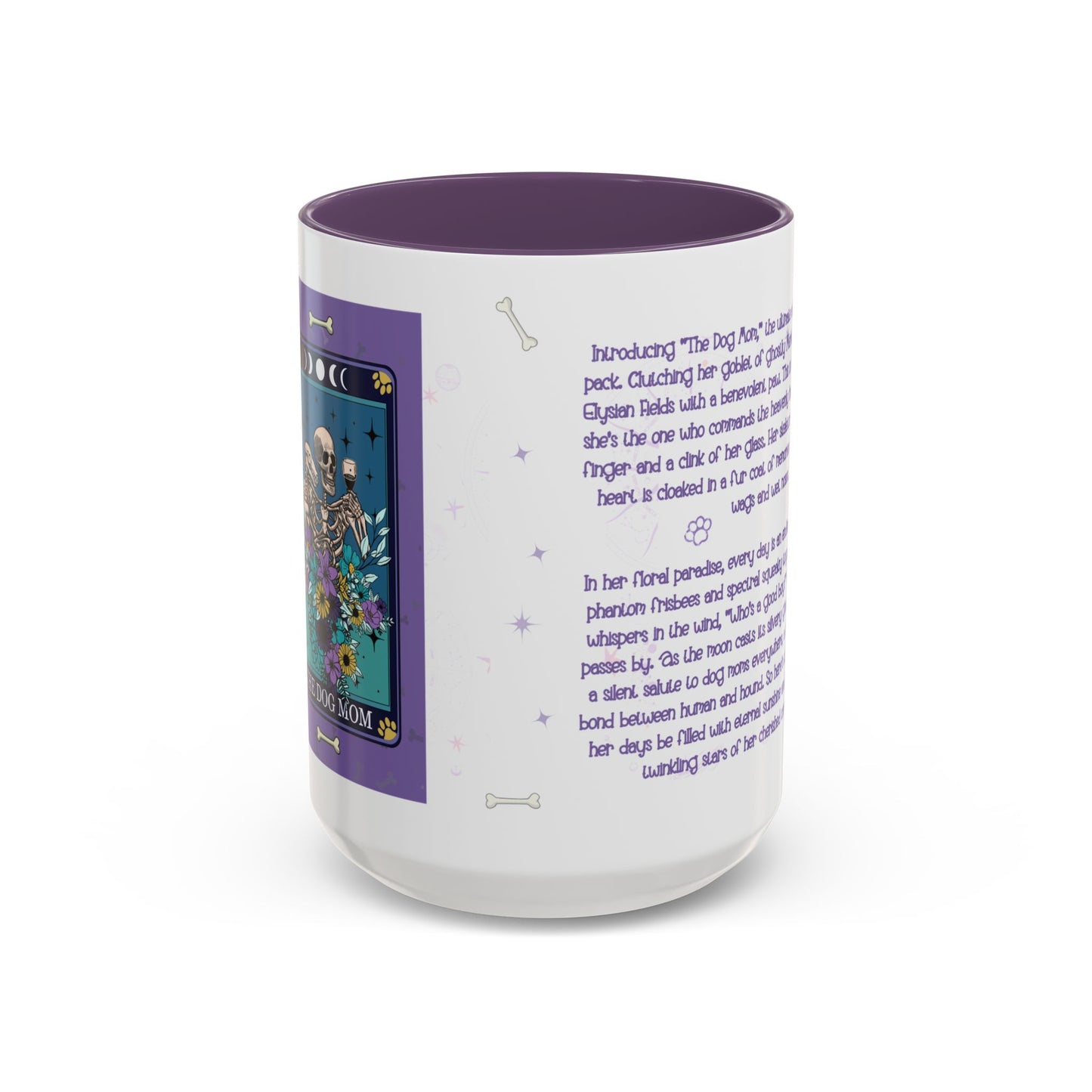 The Dog Mom Tarot Mug | 15 oz Tarot Coffee Mug | Meaningful Gift for Dog Moms