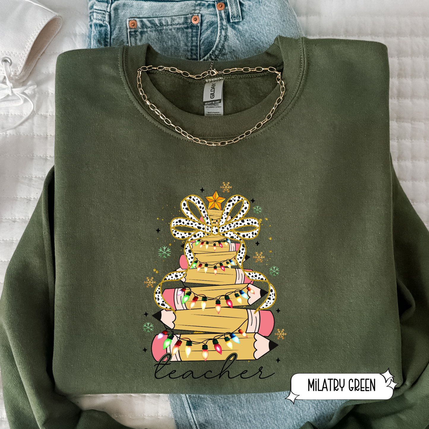 Teacher Books Sweatshirt | Cute Teacher Crewneck | Back to School & Classroom Gift Women’s Sweatshirt