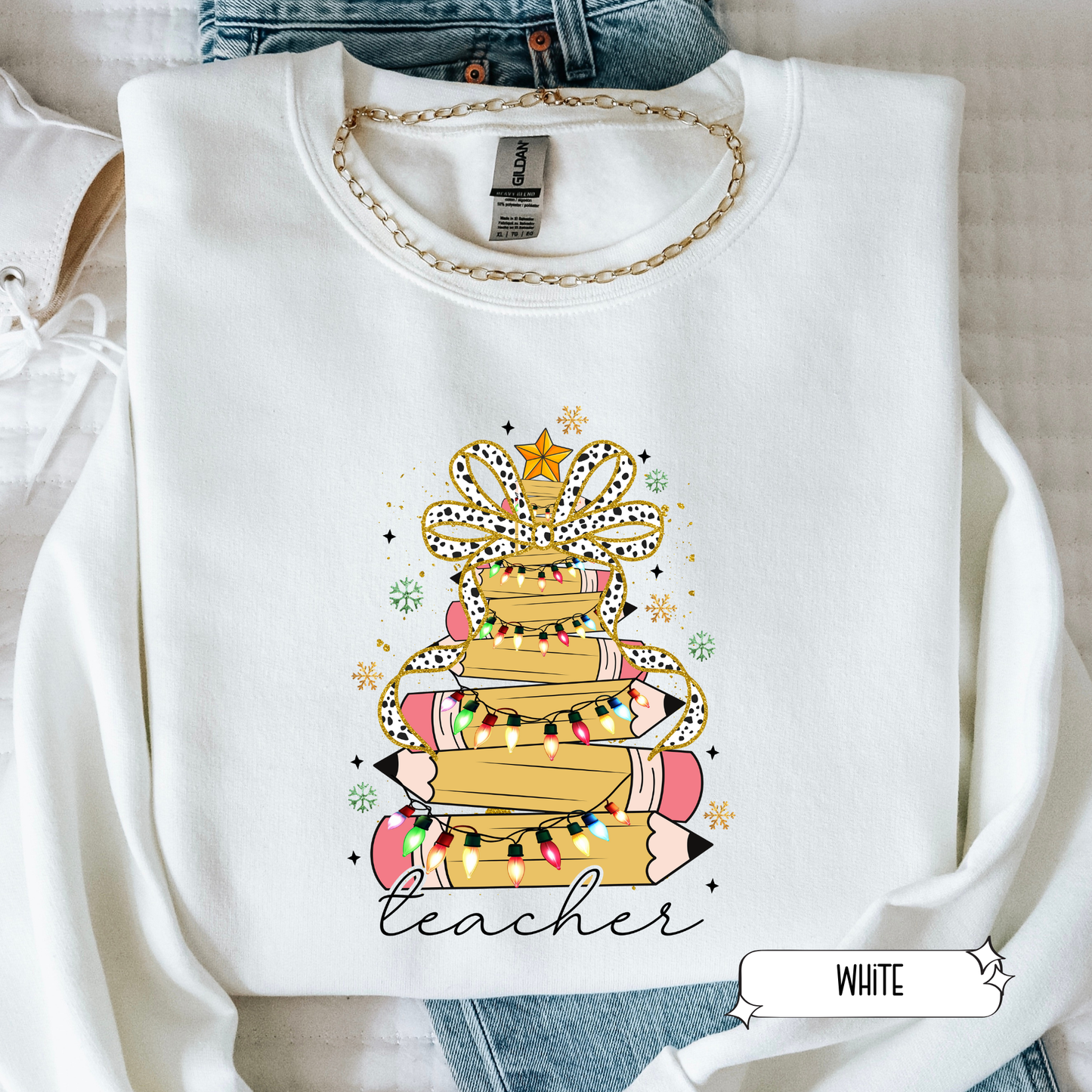 Teacher Books Sweatshirt | Cute Teacher Crewneck | Back to School & Classroom Gift Women’s Sweatshirt