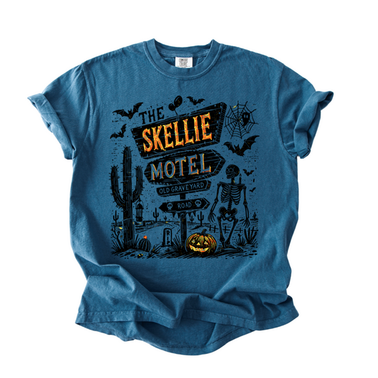 The Skellie Motel – Spooky Halloween Comfort Colors T-Shirt