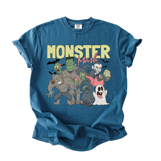 Monster Mash Halloween Graphic T-Shirt – Comfort Colors Tee