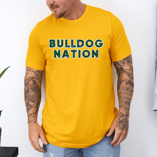 Bulldog Nation Shirt Unisex Shirt - Gold