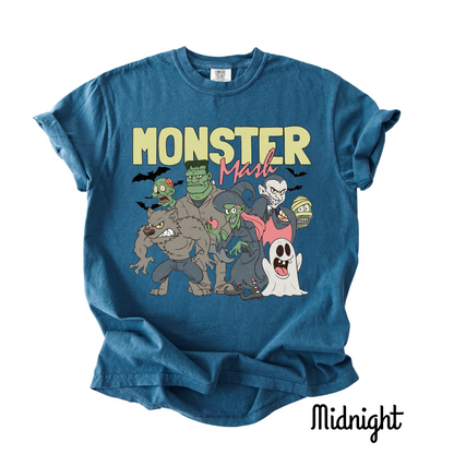 Monster Mash Halloween Graphic T-Shirt – Comfort Colors Tee