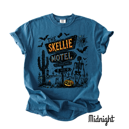 The Skellie Motel – Spooky Halloween Comfort Colors T-Shirt