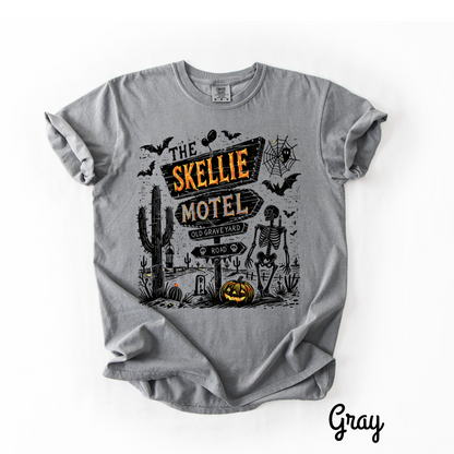The Skellie Motel – Spooky Halloween Comfort Colors T-Shirt