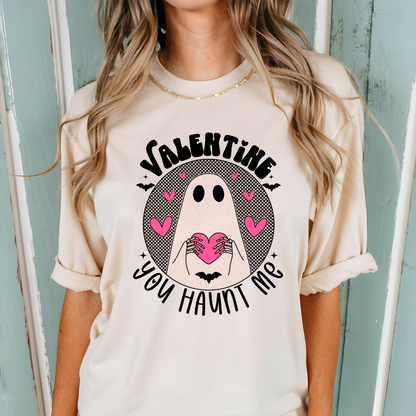 Valentine, You Haunt Me Ghost Tee