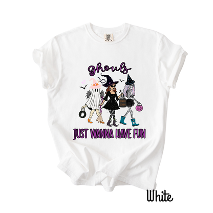 Ghouls Just Wanna Have Fun Theme – Ghoul Gang Halloween T-Shirt