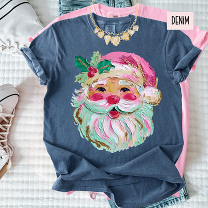 Coquette Christmas Pink Christmas Shirt Whimsical Christmas Vintage Christmas Tee
