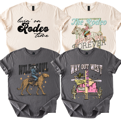Wild & Free Western Tee Gift Box | Choose up to 5 Graphic Tees | Ultimate Cowgirl Era Collection