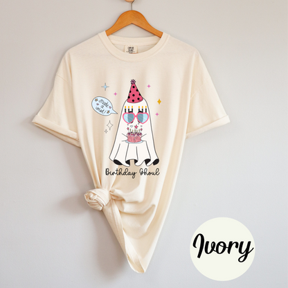 Birthday Ghoul T-Shirt, Spooky and Sweet Birthday Funny Skeleton Goth Ghost T-Shirt