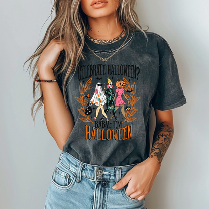 Celebrate Halloween Ghoul Squad – Halloween Party Comfort Colors Women’s T-Shirt