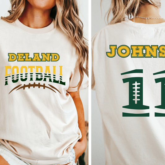 Personalized DeLand Football Unisex T-Shirt