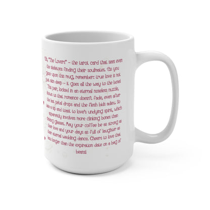 The Lovers Tarot Mug | 15 oz Romantic Tarot Coffee Mug | Meaningful Gift for Her