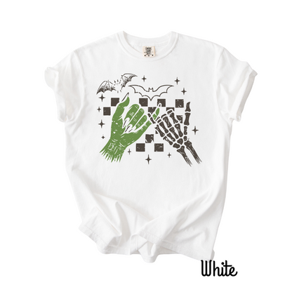 Skeleton Monster Hand Graphic Tee – Halloween Magic Comfort Colors® T-Shirt