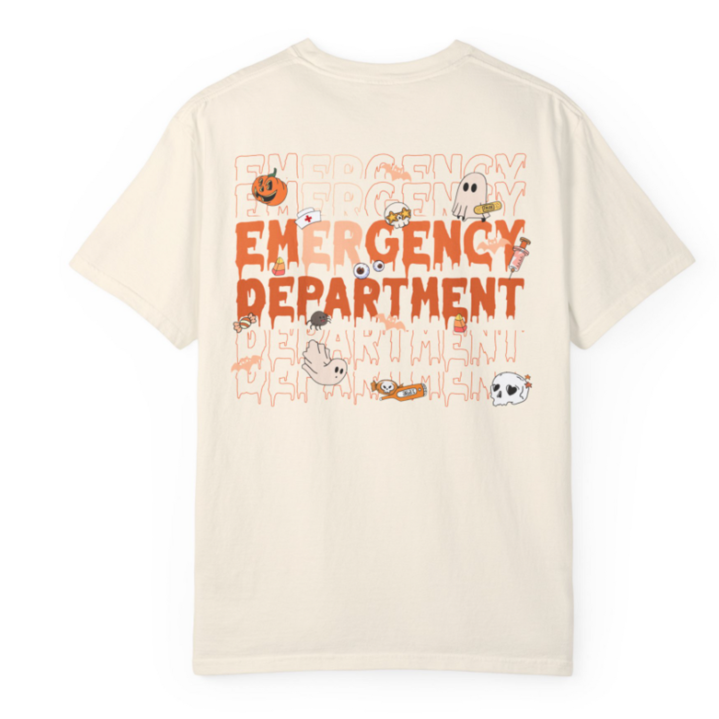 Emergency Department Halloween T-Shirt – Spooky Nurse & Medical Staff Tee