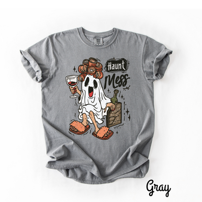 Haunt Mess Graphic Tee – Halloween Comfort Colors® T-Shirt