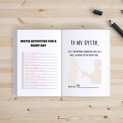 Bestie Book for Girls – Friendship Activity & Coloring Book for Ages 7–12 | Fun BFF Keepsake Journal