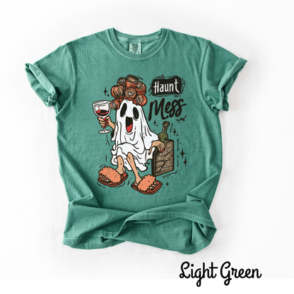 Haunt Mess Graphic Tee – Halloween Comfort Colors® T-Shirt