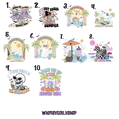 Ghouls Just Wanna Have Sun – Summerween Gift Box | Halloween Shirt, Tumbler, Earrings + Stickers