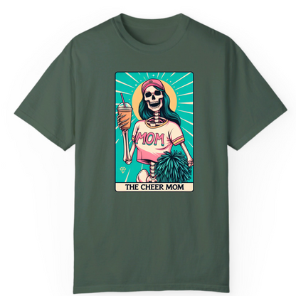 The Cheer Mom Comfort Colors Tee - Skull Tarot