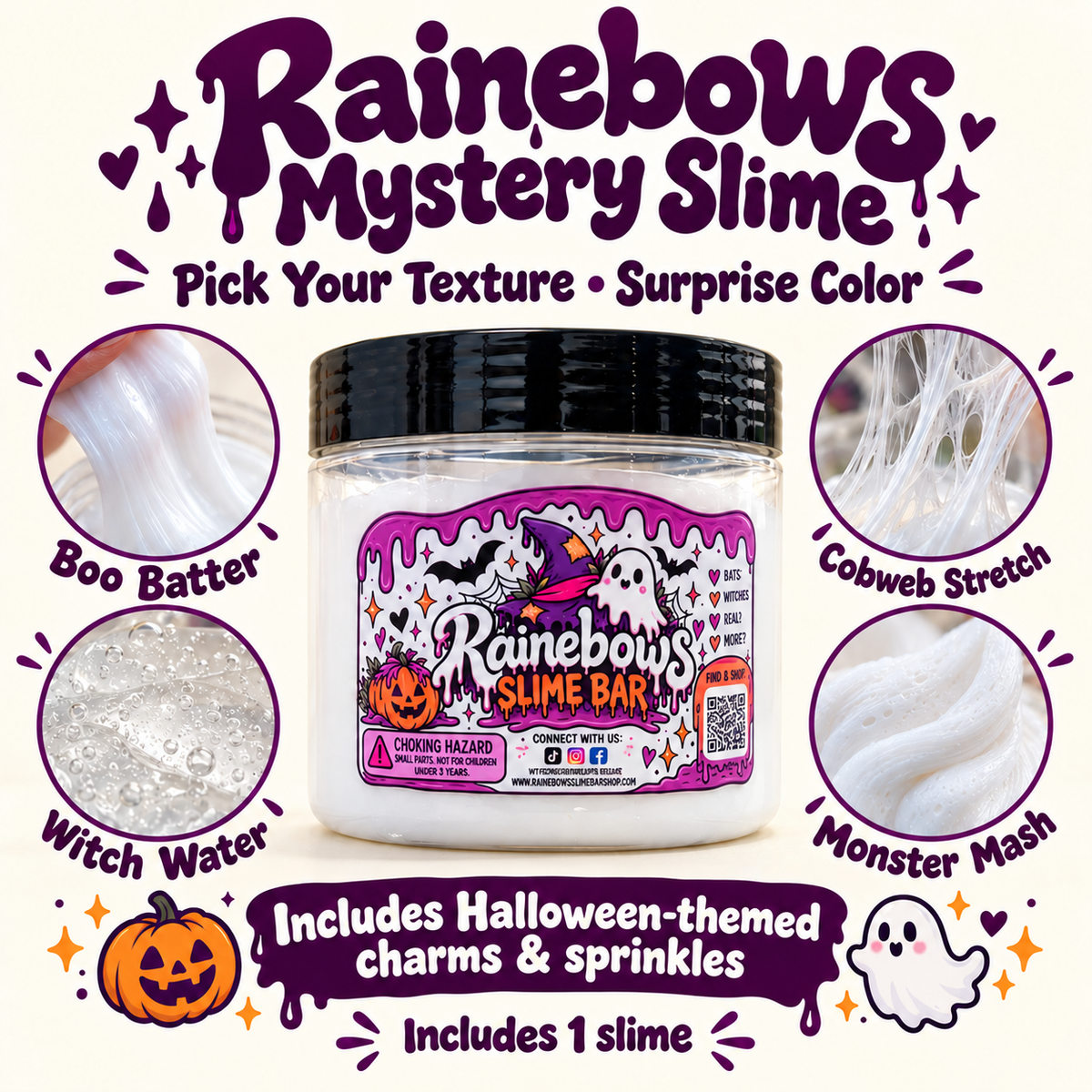 Rainebows Mystery Slime — Pick Your Texture