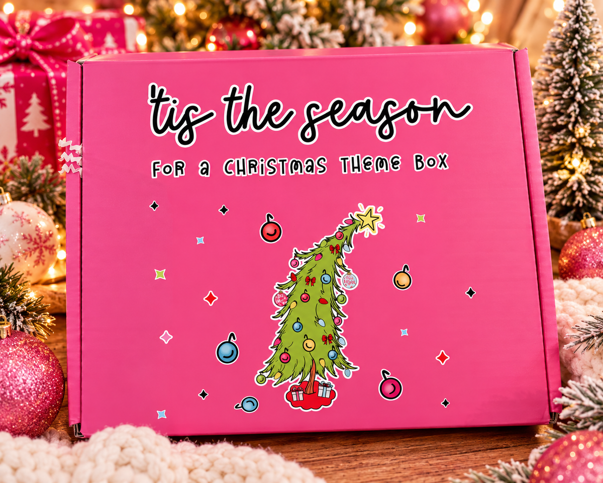 Women’s Christmas Gift Box | Pick Your Theme | Tee + Tumbler + Ornament + Earrings | Cute Holiday Gift Ideas