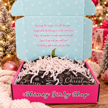Women’s Christmas Gift Box | Pick Your Theme | Tee + Tumbler + Ornament + Earrings | Cute Holiday Gift Ideas
