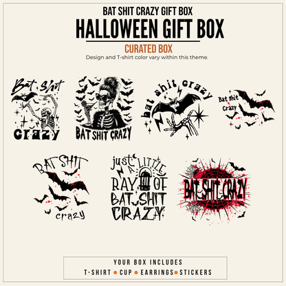 Bat Shit Crazy Halloween Gift Box | Spooky Mystery Gift Set