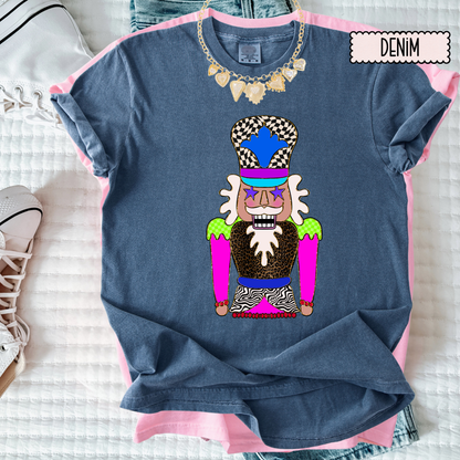 Coquette Nutcracker Christmas Tee | Whimsical Retro Holiday Shirt