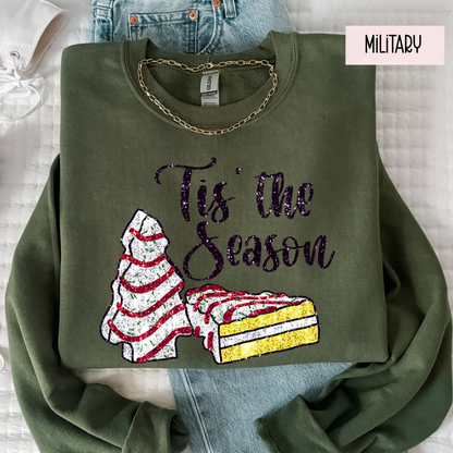 Tis the Season Christmas Sweatshirt – Cozy Holiday Crewneck