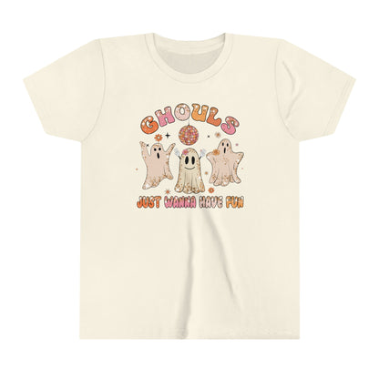 Ghouls Just Wanna Have Fun Halloween Shirt, Kids Halloween Shirt, Retro Halloween T-shirt, Girls Halloween Graphic Tee