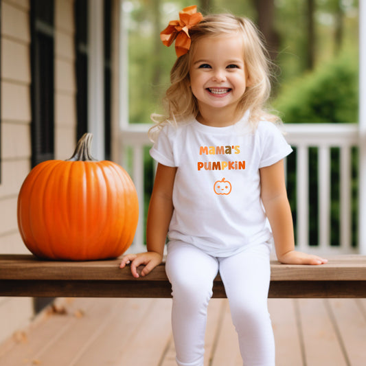 Mama's Pumpkin Shirt, Pumpkin Shirt, Kids Pumpkin Shirt, Fall Pumpkin Shirt, Halloween Kids Shirt, Halloween Pumpkin Shirt