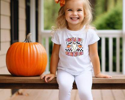 Ghouls Just Wanna Have Fun Halloween Shirt, Kids Halloween Shirt, Retro Halloween T-shirt, Girls Halloween Graphic Tee, Halloween Gift