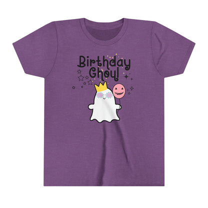 Girls 'Birthday Ghoul' T-Shirt - Spooky Happy Birthday Tee - Unique Celebratory Shirt for Her Special Day