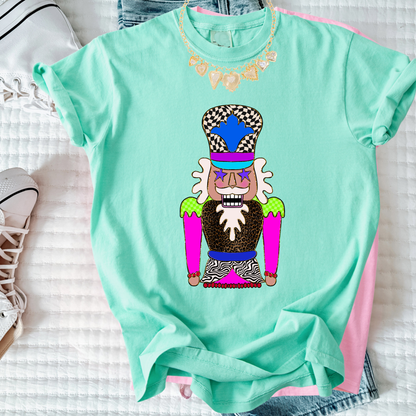 Coquette Nutcracker Christmas Tee | Whimsical Retro Holiday Shirt