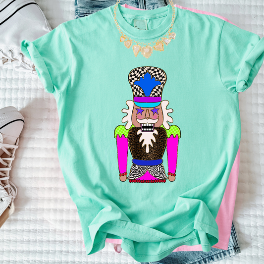 Coquette Nutcracker Christmas Tee | Whimsical Retro Holiday Shirt